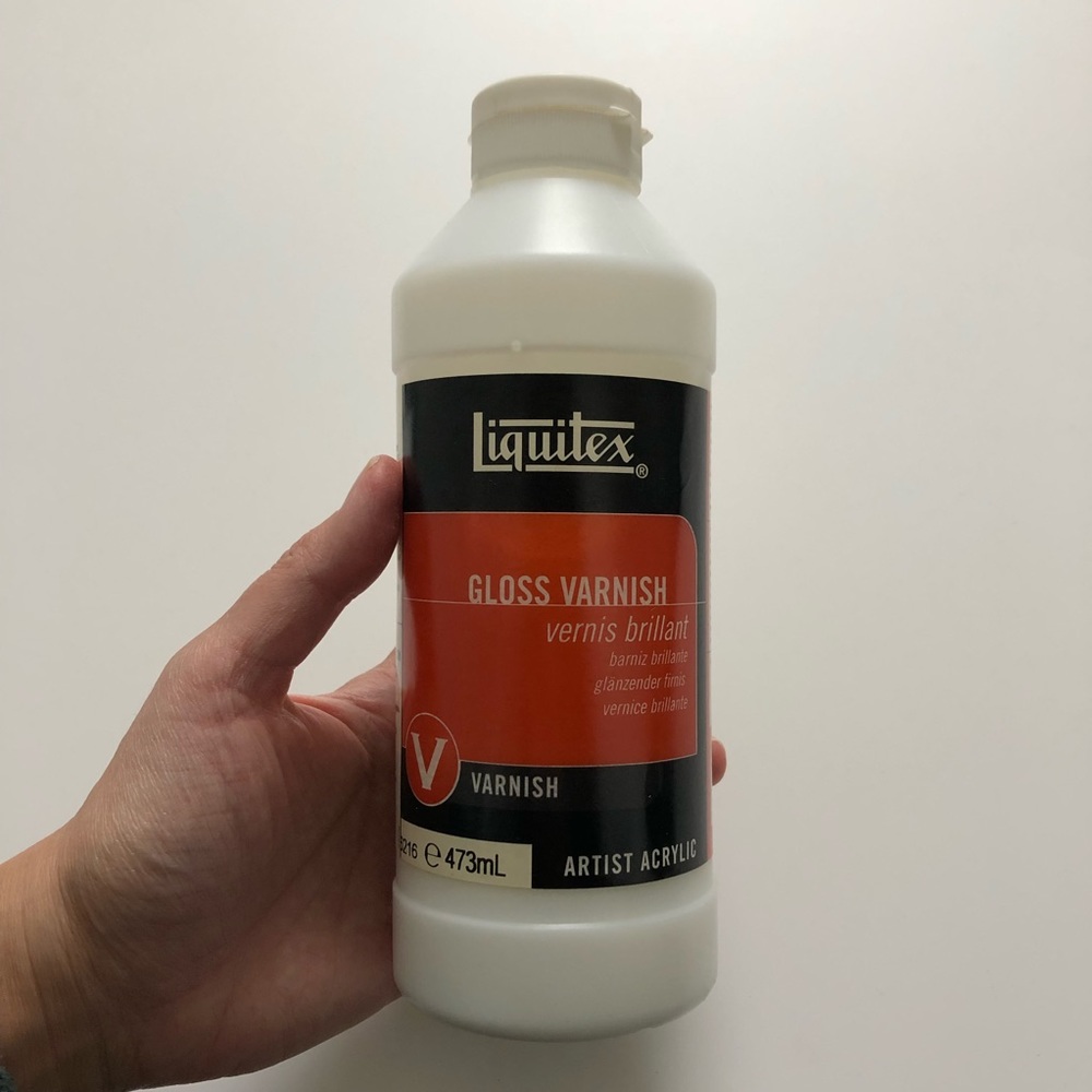 Liquitex Gloss Varnish acrylic painting art supplies